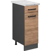 Vicco Keukenonderkast R-Line Krachtige eik goud 30 cm WB Marmer, Model 46593