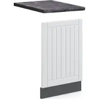 Vicco Fame-Line Frontpaneel – 45 cm, WB Antraciet Wit Landhuis