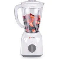 Alpina Blender - 1,5 Liter - 400 Watt - Turbofunctie - Kunststof Kan - Wit