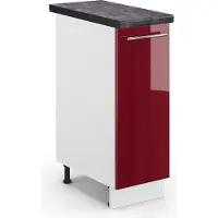 Vicco Fame-Line Apotheekkast – 30 cm, WB Antraciet Bordeauxrode hoogglans