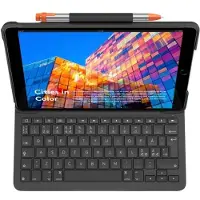Logitech Slim Folio Grafiet Bluetooth QWERTY Deens, Fins, Noors, Zweeds