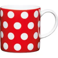 Kitchencraft - Espresso Kopje - Polka Dot - Rood - 80ml - KitchenCraft