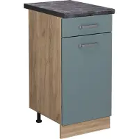 Vicco R-Line Keukenonderkast – 40 cm, WB Antraciet Blauw-grijs