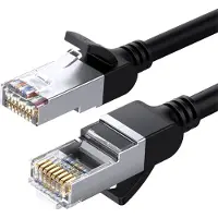 UGREEN - Internetkabel - Ethernet kabel - Cat6 - Tot 1000 Mbps - 1 Meter - Ronde kabel - Zwart