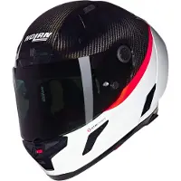 Nolan X-804 RS D.O.C. Carbon Glossy Integraalhelm Koolstof/Oranje/Wit XL, unisex zwart