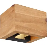 Globo Houten Wandlamp Alina Up Down