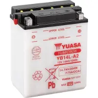 Yuasa YB14L-A2 batterij, 12V/14Ah