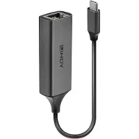 Lindy 43299 Netwerkadapter 5 GBit/s USB-C 3.1 Gen 1, Gigabit-LAN (1 Gbit/s), RJ45
