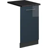 Vicco Fame-Line Vaatwasserfrontpaneel – 45 cm, WB Antraciet Donkerblauw hoogglans