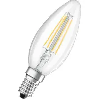 Osram LED lamp E14 | Kaars B35 | Filament | Helder | 2700K | | 3-staps dimbaar | 4W (40W)
