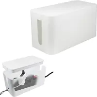 Logilink - Kabelmanagement-Box - weiß KAB0061 Kabelbehuizing 115 x 235 x 120 Kunststof Wit 1 stuk(s)