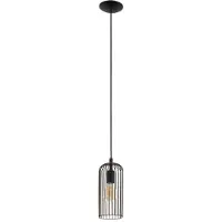 Eglo 49644 Roccamena Hanglamp Staal Zwart/Koper - 1 x E27