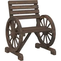 vidaXL Tuinstoel 58x58x78,5 cm massief vurenhout