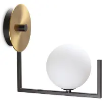 Ideal Lux Wandlamp Birds, zwart, Woon-/ Eetkamer, metaal, Modern, wandlamp