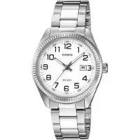 Casio Timeless Analoog horloge zwart / zilver / wit