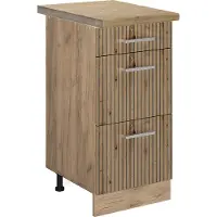 Vicco R-Line Keukenonderkast – 40 cm met laden, WB Eik Artisanaal eiken