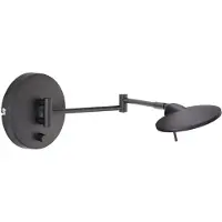 TRIO LED wandlamp Eglo Kazan, 1x8W, 800 lm, 3000 K, zwart