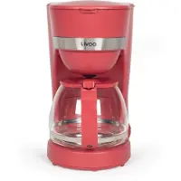 Livoo – DOD200RC – Koffiemachine – 1,25 L – Anti-druppel
