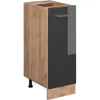 Vicco Apotheekkast R-Line Antraciet Hoogglans 30 cm zonder werkblad, Model 37483