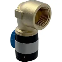 Geberit FlowFit overgangsbocht 90gr BI brons d63-Rp2"