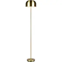 REALITY IMPORT REALITY JEFF - Vloerlamp - Messing mat - incl. 1x SMD 2,5 W - 4-stappen TOUCH - USB-aansluiting - Oplaadbaar - Snoerloos