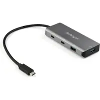 StarTech.com Hub USB-C à 4 ports - 2x USB-A et 2x USB-C - 10 Gbps - Câble hôte de 25 cm (HB31C2A2CB) - Concentrateur (hub) - 2 x USB-C + 2 x USB 3.1 Gen 2 - de bureau - pour P/N: PEXUSB321C
