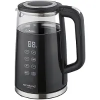 Michelino Digitale waterkoker 1,7L - Touchscreen zijkant - 2200W - Zwart