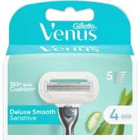 Procter & Gamble Venus Rasierklingen, Deluxe Smooth Sensitive, 4 St