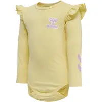 Hummel Romper l/s - hmlMIRABEL - Pale Banana - - 56 - Rompers Lange Mouw
