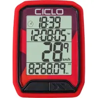 Ciclosport Protos 213 Draadloze Snelheidsmeter - Rood