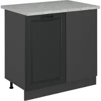 Vicco R-Line Hoekkast – 86 cm WB Marmer Antraciet landhuis