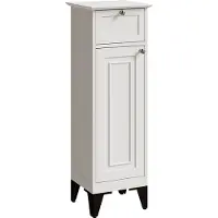 Vicco Vanity Badkamermeubel – 32 x 92 cm met lade Wit