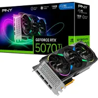 PNY GeForce RTX 5070 Ti ARGB OC (met DLSS 4, 3x DisplayPort, 1x HDMI 2.1)