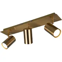 TRIO MARLEY - Spot - Oud messing - excl. 3x GU10 3W