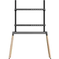 Gembird TV vloerstandaard, 55'' - 86'', zwart/hout
