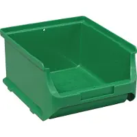 Allit opbergkisten ProfiPlus Box 2B, gemaakt van PP, groen