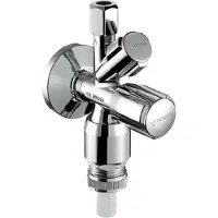 Schell Hoekstopkraan Combi 3490 - 1/2x10Knel