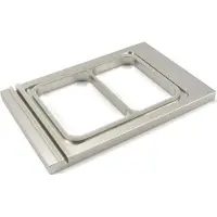 Maxima Menu Tray 227 x 178 mm Small - 2 Compartments - -