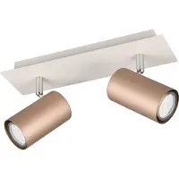 TRIO Ttrio 802400265 Spot Marley Koffie/metaal - excl. 2 x GU10