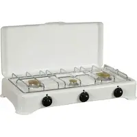 Kitchen Chef 5327C Tafelblad Gaskookplaat Wit kookplaat