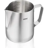 GEFU BARISTA Melkkan - 600 ml - RVS Opschuimkan voor Latte Art