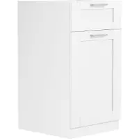 VCM Colura keuken onderkast 40 cm 1 deur, 1 lade wit.