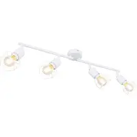 Globo Plafondlamp Xara I 4 Lichts Wit