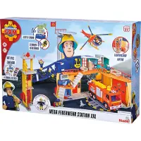 Simba Brandweerman Sam Brandweerkazerne XXL speelgoedset met licht en geluid.