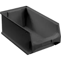 Allit 456132 Transparante opbergkisten ProfiPlus GripBox 4, ESD, zwart