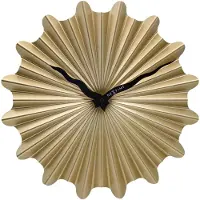 Nextime Sunny wandklok | metaal | goud | 40 cm