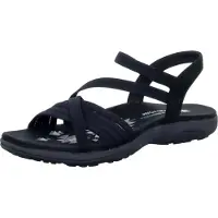 SKECHERS Dames Reggae Slim Sandalen Zwart