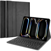 Just in Case Tablet Hoes met Toetsenbord geschikt voor iPad Pro 11 (2020) - QWERTZ Bluetooth Keyboard Case - Zwart