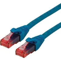 Roline Patchkabel Cat.6 UTP, componentniveau, LSOH, blauw, 2 meter