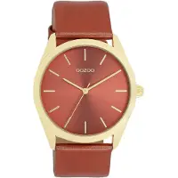 Oozoo Timepieces - Unisex horloge - goudkleurig met band